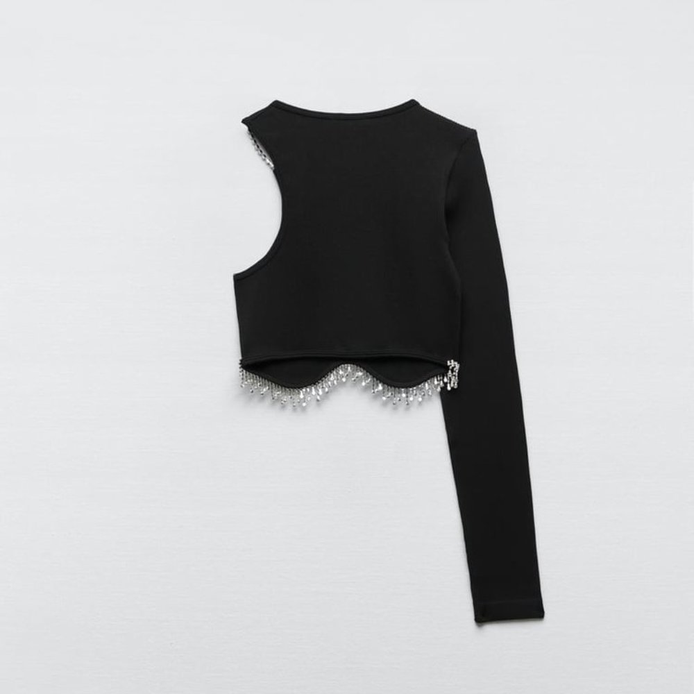 SEAMLESS RHINESTONE TOP - Picture 3 of 8
